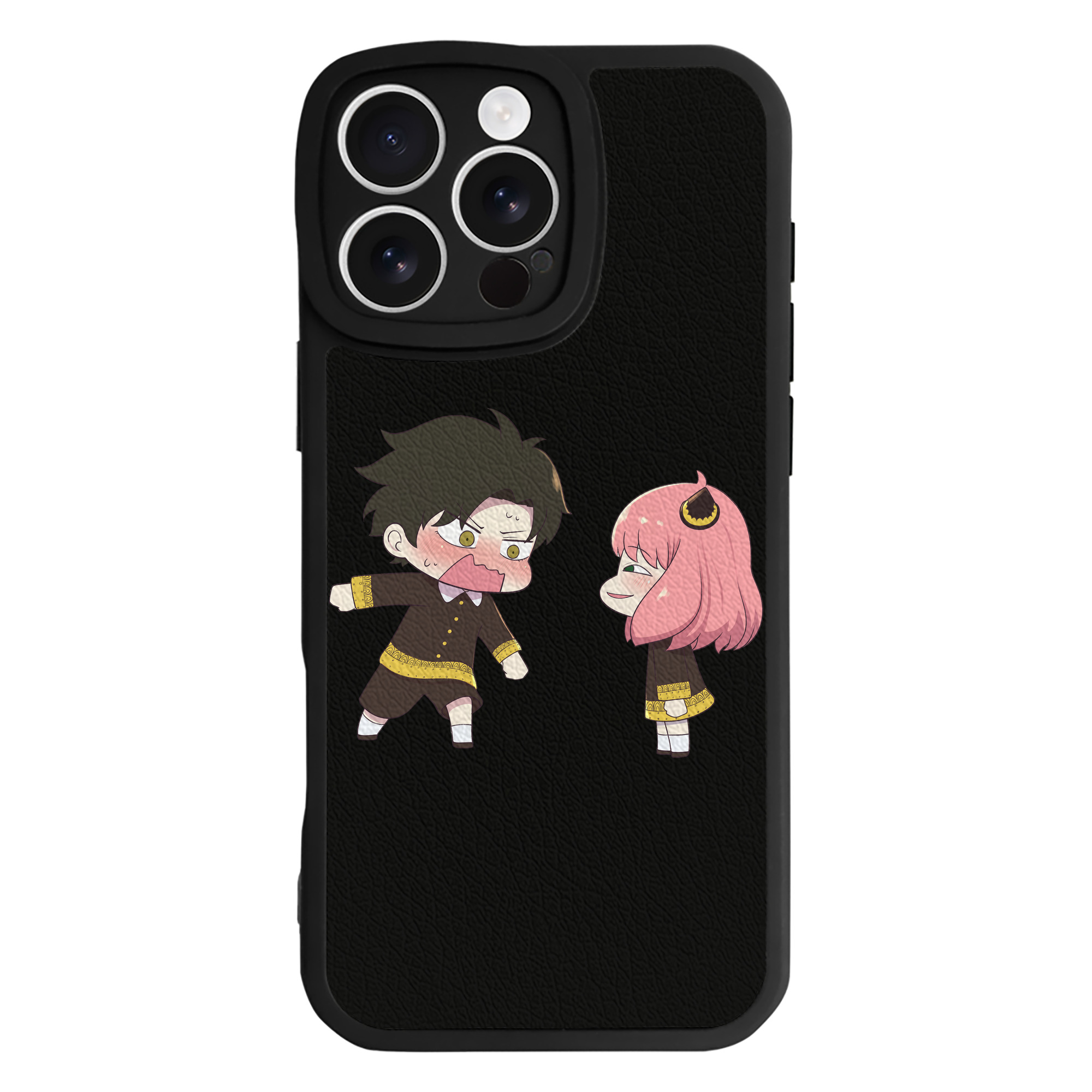 （画像用） SPY×FAMILY间谍家家酒 【iPhone 16シリーズ対応】シリコンスマホケース（レザー調） 材質：シリコン